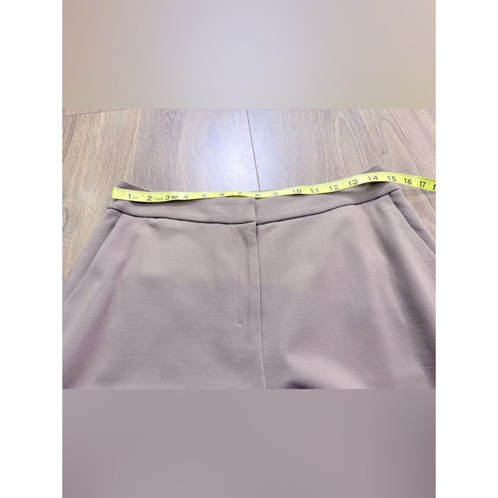 NWT MM LaFleur Pippa Pant Cropped Wide Leg Stretch Russet Tan Brown Size 12 - Picture 12 of 14